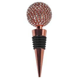 Rose Gold Diamante Bottle Stopper