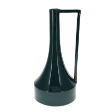 Tall Teal Square Handle Vase (H:410 W:200 D:200mm)