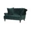 Deep Green 2 Seater Velvet Sofa