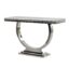 Steel & Composite Marble Console Table