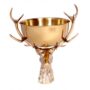 Dimensions H50 x L25 x W60cm Stag with Punch Bowl