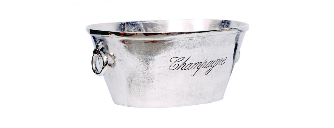 Champagne Cooler with Ring Handle( H24 x L60 x W38cm)