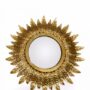 Small Gold Leaf Sun Mirror