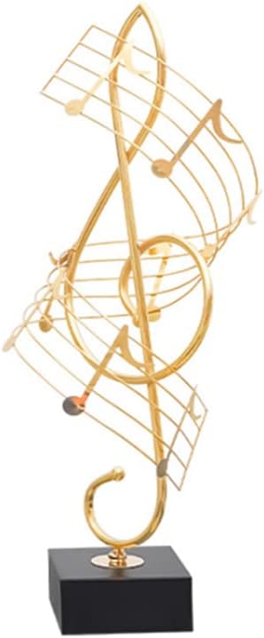 Large Gold Musical Note Ornament (H:22 × W:22 × D:68 cm)