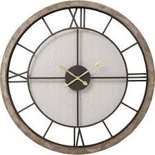 Wooden Frame Roman Numerals Wall Clock (D:80 Dia:1210 mm)