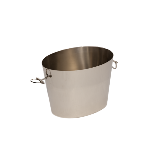 Stainless Steel Ice Bucket with handles