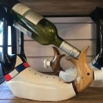 Duck Wine Bottle Holder (H:28 x L:34cm)