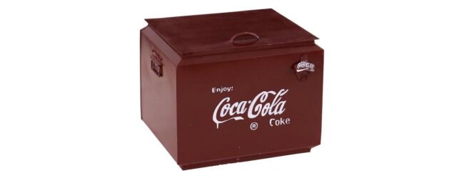 Replica Large Coca-Cola Chest with Bottle Opener