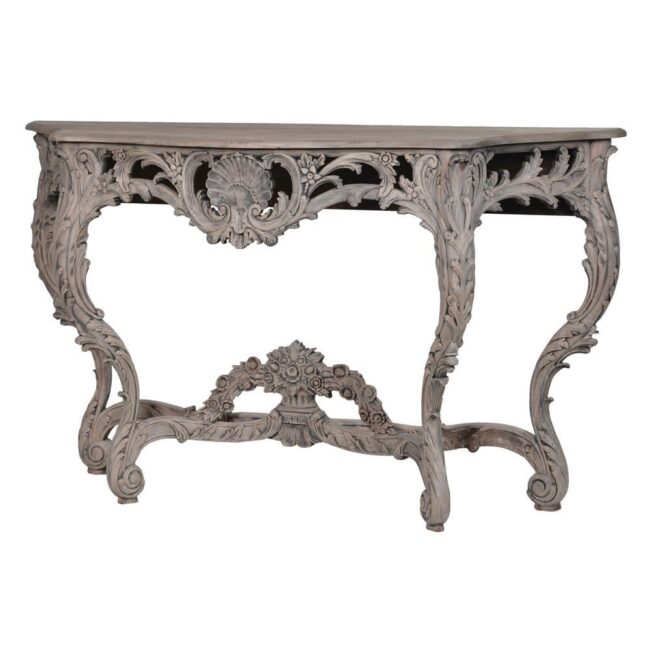 Colonial Reclaimed Ornate Console Table