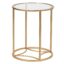 Wells Gold Round Side Table