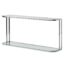 Silver Glass Console Table