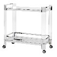 Mirrored Acrylic Bar Cart