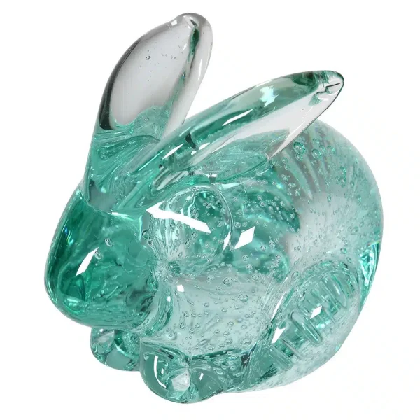 Aqua Glass Rabbit