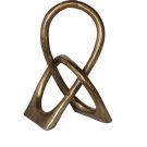 Antique Gold Loop Sculpture