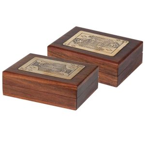 Set of 2 King and Queen Card Boxes
