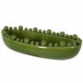 GREEN OVAL BOBBLE BOWL