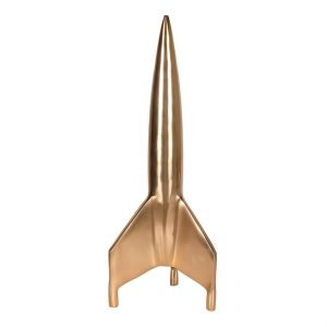 Brass Rocket Decoration