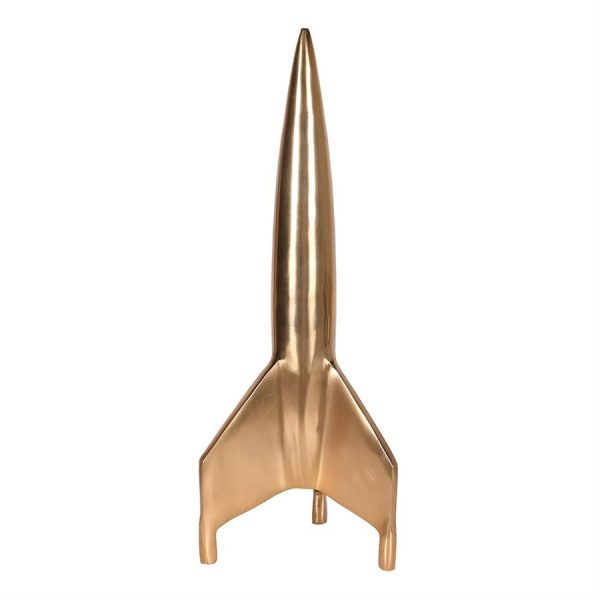 Brass Rocket Decoration