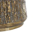 GLD TEXTURED ROUND PLANTER