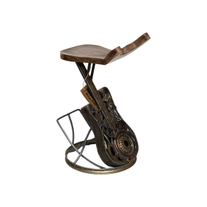 Wrought Iron Guitar Chair