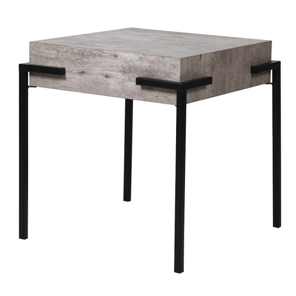 Barbican Concrete Effect Square Side Table Barbican Concrete Effect Square Side Table
