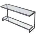 Black Nickel Console Table