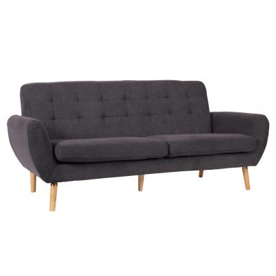 Gray Upholstered 3 Seater Sofa Gray Upholstered 3 Seater Sofa