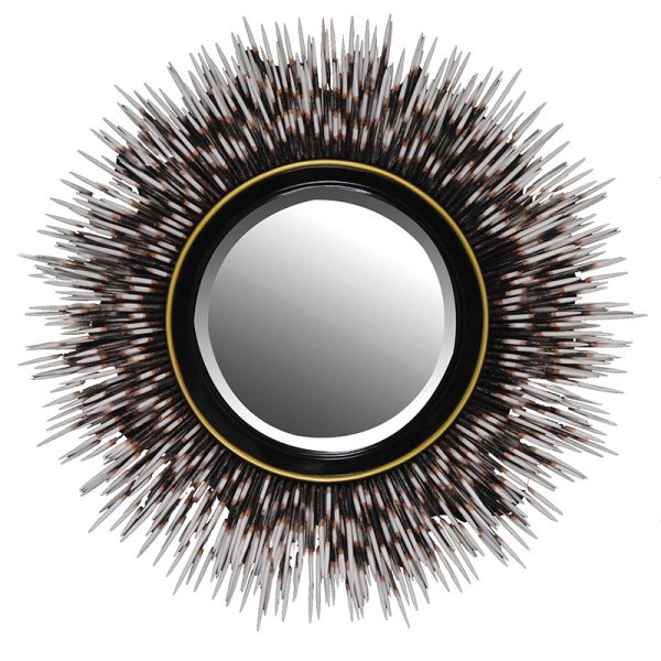 Black Porcupine Spike Mirror Black Porcupine Spike Mirror