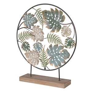 Palm Leaf Art on Stand