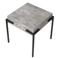 Barbican Concrete Effect Square Side Table