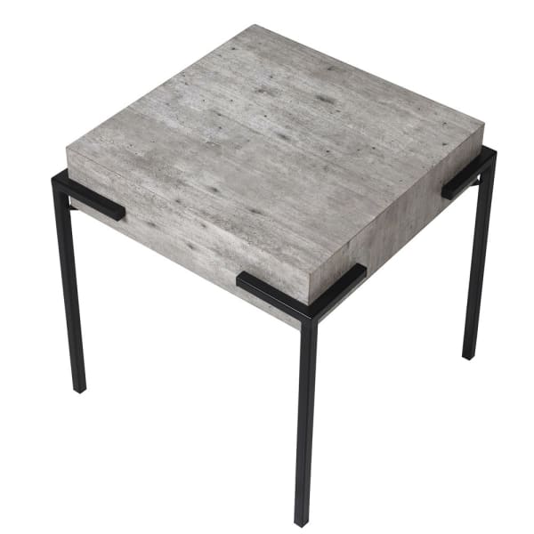 Barbican Concrete Effect Square Side Table Barbican Concrete Effect Square Side Table