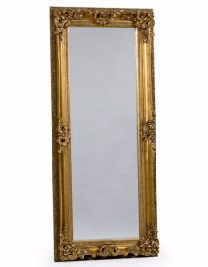 Antique Gold Tall Regal Mirror