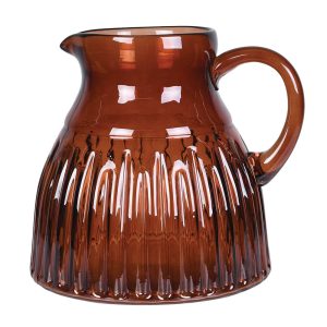 Hazel Glass Jug Dimensions: H: 230 W: 250 D: 220 mm.