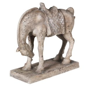 Bowing Horse Ornament Dimensions: H:245 W:270 D:100 mm