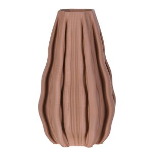 Coral Wave Effect 3D Printed Vase Dimensions: H:315 Dia:180 mm. Mouth: W:70 D:70 mm.