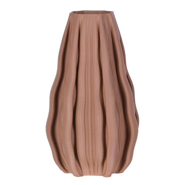 Coral Wave Effect 3D Printed Vase