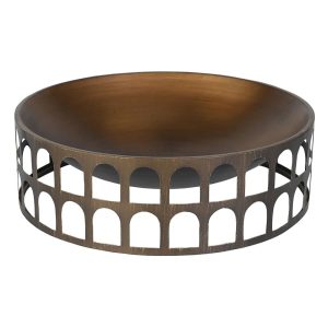 Colosseum Iron Bowl Dimensions: H:120 Dia:380 mm.