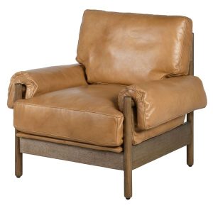 Elis Leather Armchair Dimensions: H:900 W:900 D:850 mm. Seat: H:500 mm.