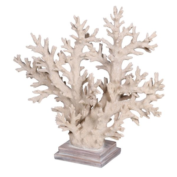 Small Faux Coral Tree On Stand