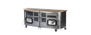Upcycled Truck Front TV Unit D: H64 x W52 x L159cm
